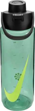 Бутылка для воды Nike TR RENEW RECHARGE CHUG BOTTLE 24 OZ 709 мл зеленая N.100.7636.011.24