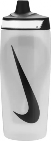 Бутылка для воды Nike REFUEL BOTTLE GRIP 18 OZ 532 мл белая N.100.9955.173.18
