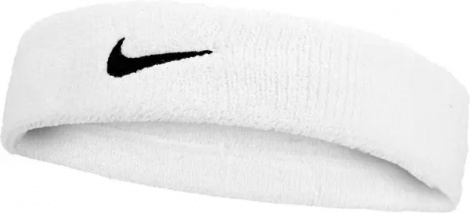 Повязка на голову Nike SWOOSH CLASSIC HEADBAND белая N.101.2407.101.OS
