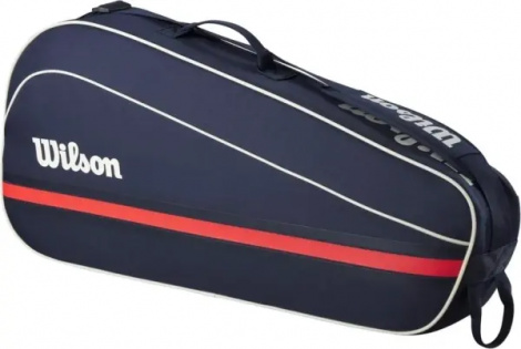 Сумка для тенниса Wilson TEAM 3 темно-сине-красная WR8039801001