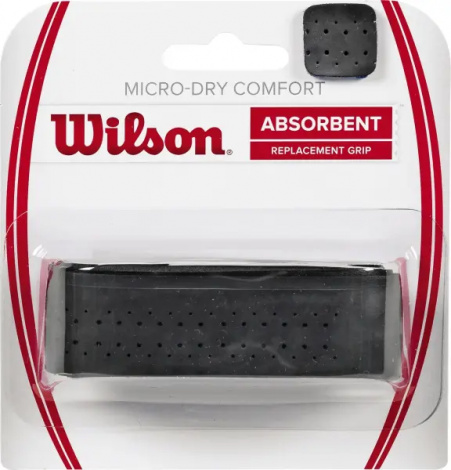 Обмотка для ракеток Wilson MICRO-DRY COMFORT чорна WRZ4211bk