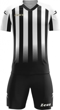 Комплект футбольної форми Zeus KIT VENUS NE/BI чорно-білий Z01993