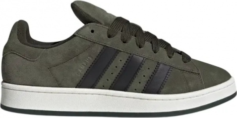 Кеды Adidas CAMPUS 00S темно-зелено-черные JH9611