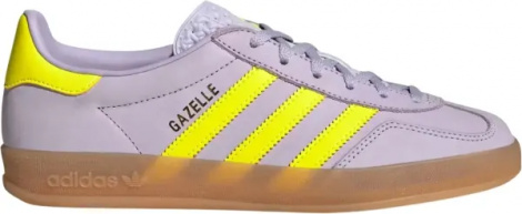 Кеди жіночі Adidas GAZELLE INDOOR бузково-жовті IH5492