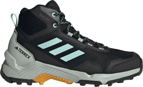 Кроссовки для хайкинга Adidas EASTRAIL 2.0 MID RAIN.RDY HIKING черно-бирюзово-серые IF4912