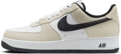 Кросівки Nike AIR FORCE 1 '07 LV8 бежево-біло-чорні IB6388-100