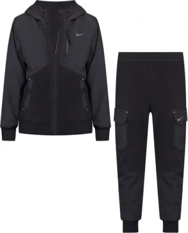 Спортивный костюм подростковый Nike SPORTSWEAR CITY UTILITY EASYON THERMA-FIT WINTERIZED черный HF4208-010__HF4211-010