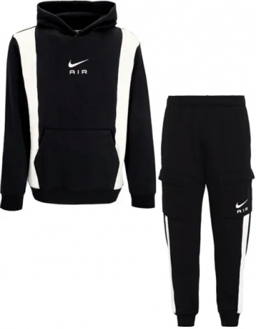 Спортивный костюм Nike AIR черно-белый FN7691-010__FN7693-010
