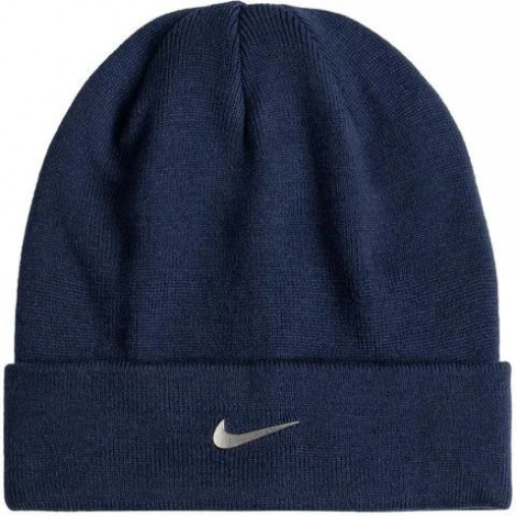 Шапка Nike U NK PEAK BEANIE SC MTSWSH L темно-синя FB6527-410