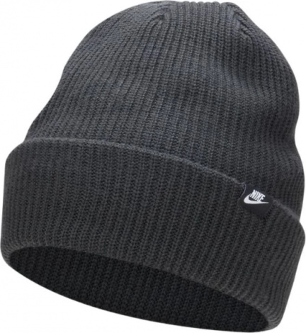 Шапка Nike U NK PEAK BEANIE SC FUT L серая FB6526-071