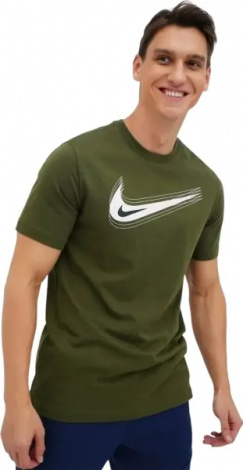 Футболка Nike SWOOSH оливкова DX2017-326