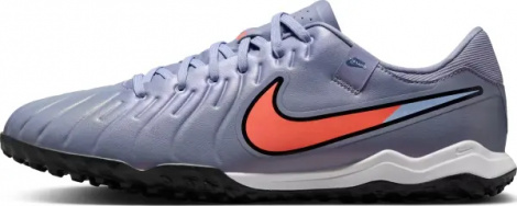 Сороконожки (шиповки) Nike TIEMPO LEGEND 10 ACADEMY TF дымчато-голубо-оранжевые DV4342-402