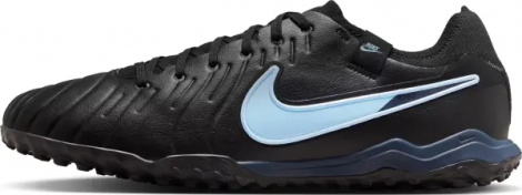 Сороконожки (шиповки) Nike TIEMPO LEGEND 10 PRO TF черно-голубые DV4336-003