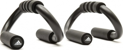 Упори для віджимань Adidas PUSH UP BARS чорні ADAC-12231-DS