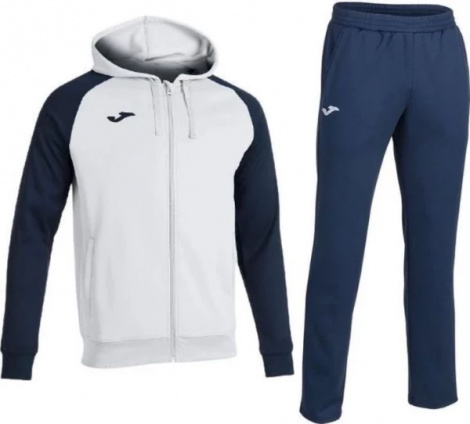 Спортивный костюм с капюшоном Joma ACADEMY IV бело-темно-синий 101967.203_101334.331