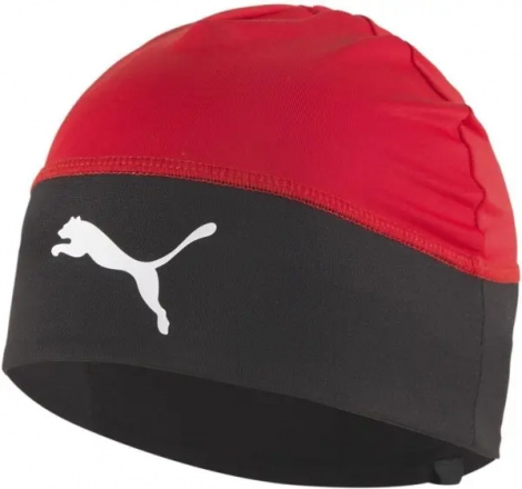 Шапка детская Puma TEAMLIGA BEANIE JR красно-черная 022786-01