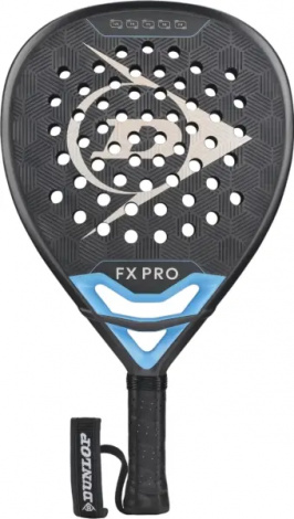 Ракетка для падл-тенісу Dunlop FX PRO 2026 чорно-блакитна 10370734