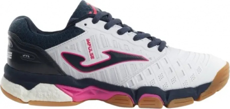 Кроссовки волейбольные женские Joma IMPULSE бело-темно-сине-розовые V.IMPULS-902