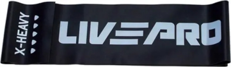 Еспандер-петля LivePro FITNESS BAND X-HEAVY чорний LP8415-XH