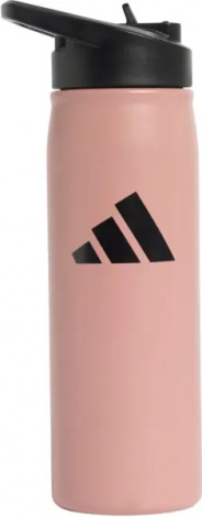 Пляшка для води Adidas METAL STRAW 600 мл рожева KC6410
