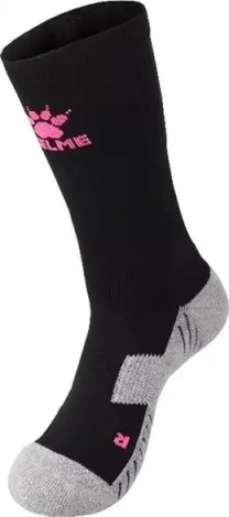 Шкарпетки Kelme TEAM чорно-сіро-рожеві K15Z934.9016