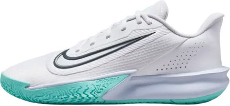 Кроссовки баскетбольные Nike PRECISION 7 бело-бирюзовые HJ9153-101
