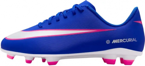 Бутсы детские Nike JR MERCURIAL VAPOR 16 CLUB FG/MG сине-розово-белые FQ8286-446