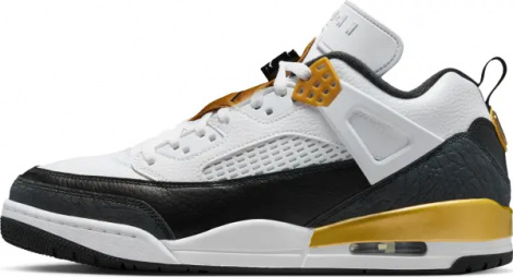 Кросівки Nike JORDAN SPIZIKE LOW біло-чорно-золоті FQ1759-108
