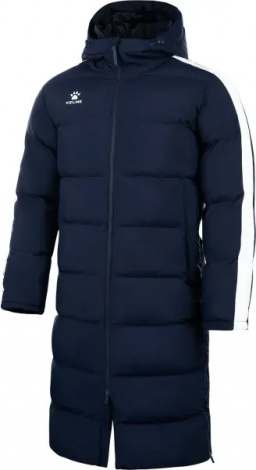 Куртка Kelme LONG PARKA STREET II темно-сине-белая 8261MF1014.9424