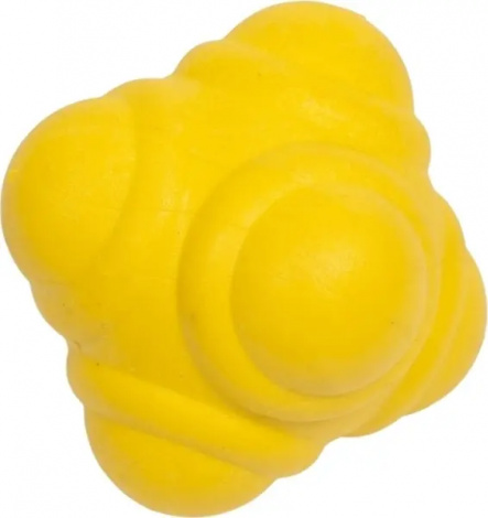 М'яч для тренування реакції Meta REACTION BALL 6 см жовтий 1600601200am