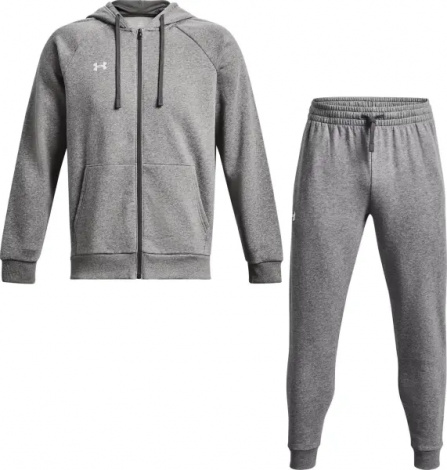 Спортивный костюм Under Armour RIVAL FLEECE серый 1379767-025&1379774-025
