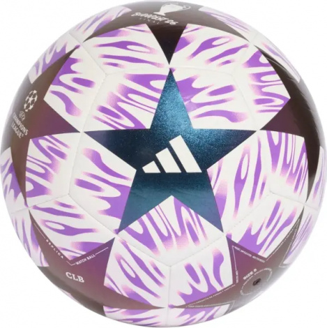 Футбольный мяч Adidas UCL CLUB FINAL бело-фиолетово-темно-синий