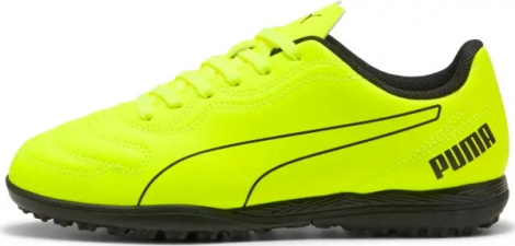 Сороконожки (шиповки) детские Puma CLASSICO TT JR лимонно-черные 108844-06