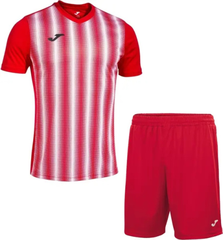 Комплект футбольной формы Joma INTER II красно-белый 102807.602_100053.600