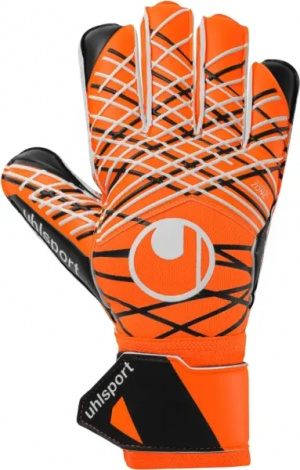 Вратарские перчатки Uhlsport SOFT RESIST+ оранжево-черно-белые 1011344 01