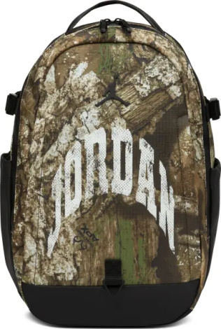 Рюкзак Nike JORDAN REALTREE BACKPACK 33L коричнево-зелено-белый MA9151-K90