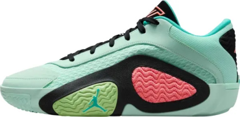 Кроссовки баскетбольные Nike TATUM 2 мятно-кораллово-салатовые FJ6457-300