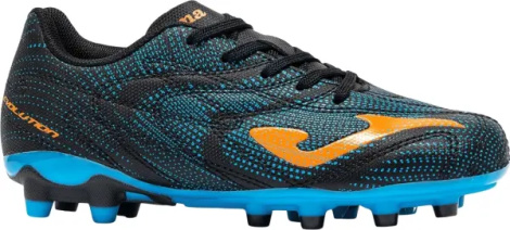 Бутси дитячі Joma EVOLUTION чорно-сині-помаранчеві EVJS2601FG