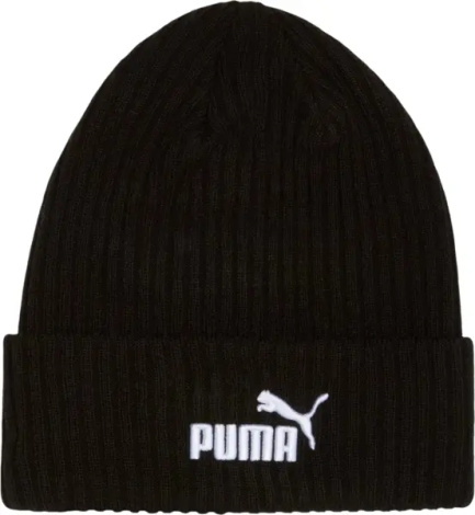 Шапка Puma #1 LOGO RIBBED CUFF BEANIE чорна 942291-01