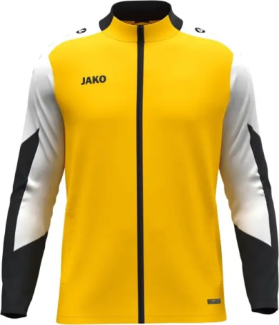 Олимпийка (мастерка) детская Jako DYNAMIC желто-бело-черная 9370-305