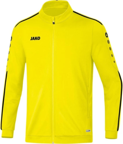 Олимпийка (мастерка) детская Jako STRIKER 2.0 желто-черная 9319-33