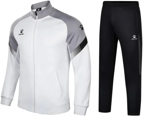Спортивний костюм Kelme WARRIOR біло-сіро-чорний 8061WT1009.9243_8551CK1131.9000
