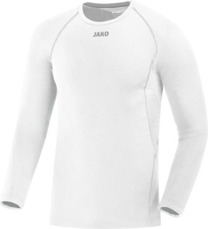 Термобілизна футболка з довгим рукавом Jako COMPRESSION 2.0 біла 6451-00