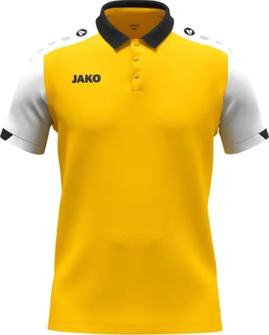 Поло Jako DYNAMIC желто-бело-черное 6370-305