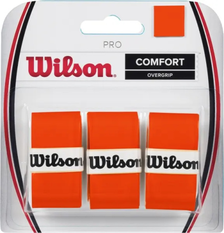 Обмотка для ракеток Wilson PRO OVERGRIP помаранчева (3 штуки) WRZ470820