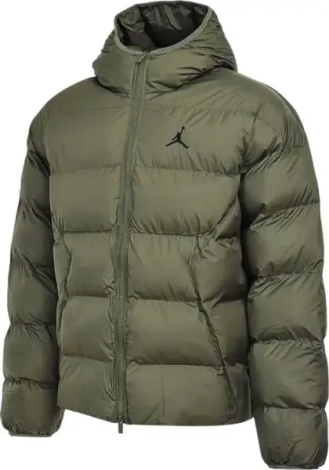 Пуховик Nike JORDAN BROOKLYN THERMA-FIT PUFFER оливковий HV0532-222