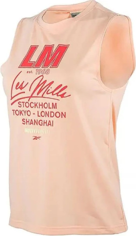 Безрукавка Reebok LM Regular Fit Musc рожева GN5989