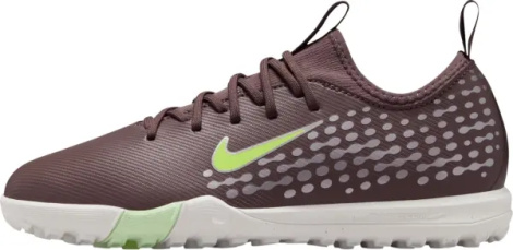 Сороконіжки (шиповки) дитячі Nike JR MERCURIAL ZOOM VAPOR 16 ACADEMY KYLIAN MBAPPÉ TF коричнево-сріблясто-салатові FQ8285-200