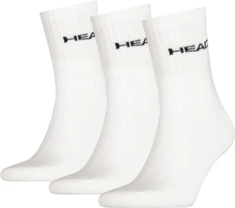 Носки Head SHORT CREW 3PPK UNISEX белые (3 пары) 771026001-300