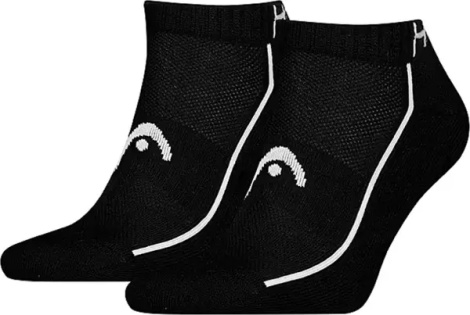 Носки Head ALL SPORTS PERFORMANCE SNEAKER 2P черные (2 пары) 701229023-001